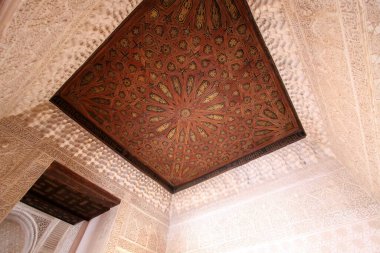 El bombası, İspanya, Mart 03, 2012: El bombası sarayının mimari detayları.