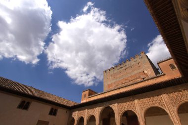 El bombası, İspanya, Mart 03, 2012: El bombası sarayının mimari detayları.