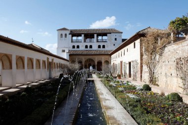 El bombası, İspanya, Mart 03, 2012: El bombası sarayının mimari detayları.