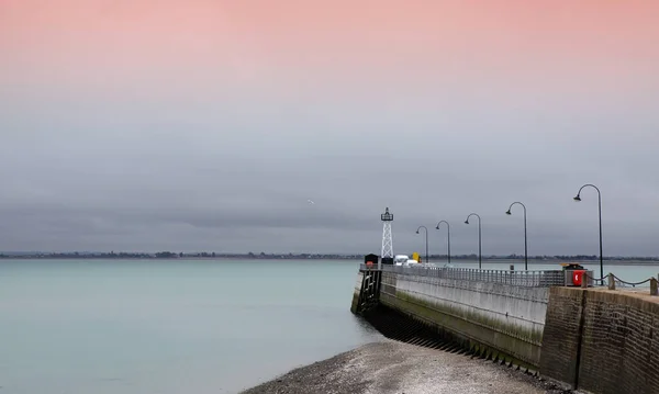 Embarcadero Puerto Cancale Bretaña Francia — Foto de Stock