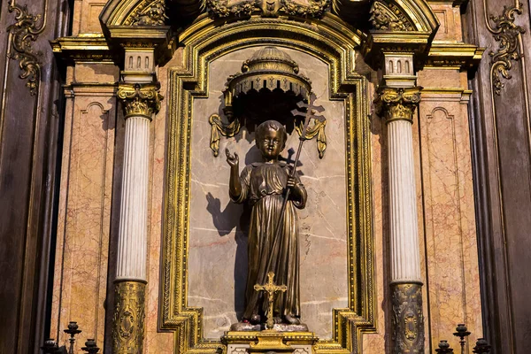 Paris Ranska Maaliskuu 2014 Notre Dame Des Victoires Kirkon Sisätilat — kuvapankkivalokuva
