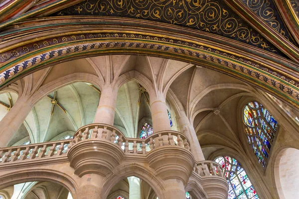 Paris France March 2014 Interiors Architecture Details Saint Etienne Mont — 图库照片