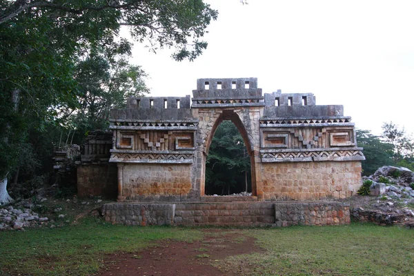 Labna Yucatan Mexico Aralik 2011 Labna Daki Maya Tapınağının Kalıntıları — Stok fotoğraf