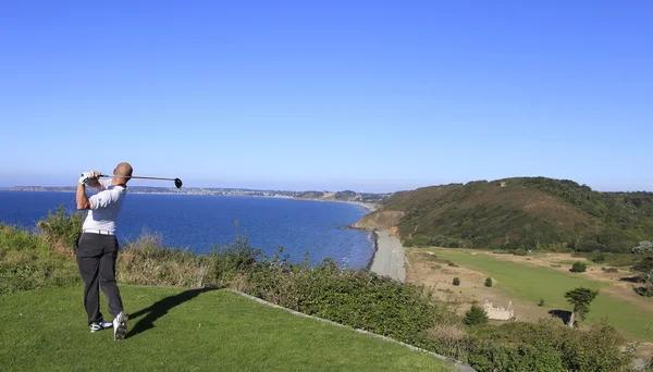 Pleneuf Val Andre Golf course, Bretagne, Frankrijk — Stockfoto