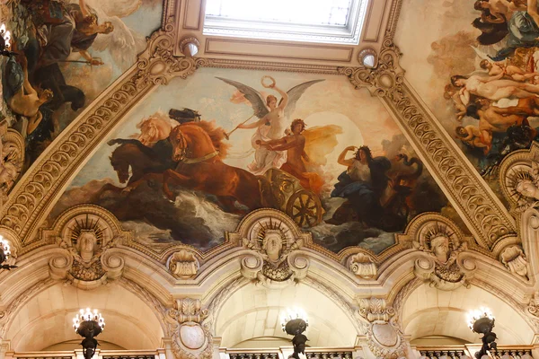 Palais Garnier, Opera de Paris, inredning och Detaljer — Stockfoto