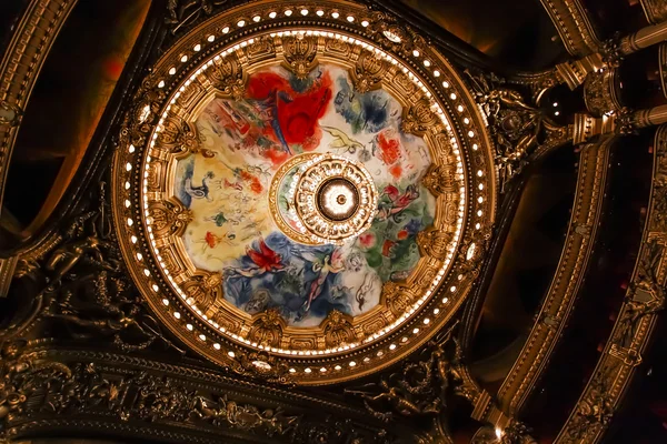 The Palais Garnier, Opera de Paris, interiors and details — Stock Photo, Image