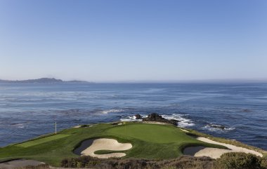 Pebble Beach golf sahası, Monterey, Kaliforniya, ABD