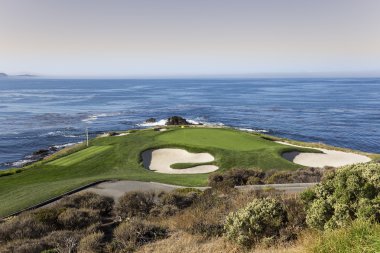 Pebble Beach golf sahası, Monterey, Kaliforniya, ABD