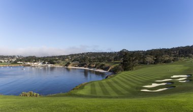 Pebble Beach golf sahası, Monterey, Kaliforniya, ABD