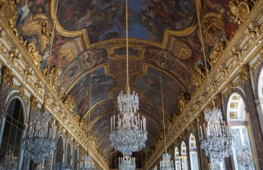 İç mekanlar ve ayrıntılarını Chateau de Versailles, Fransa