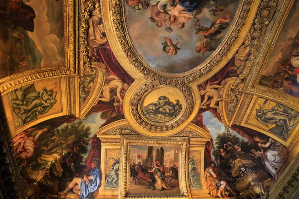 Interiores e detalhes de chateau de versailles, frança — Fotografia de Stock