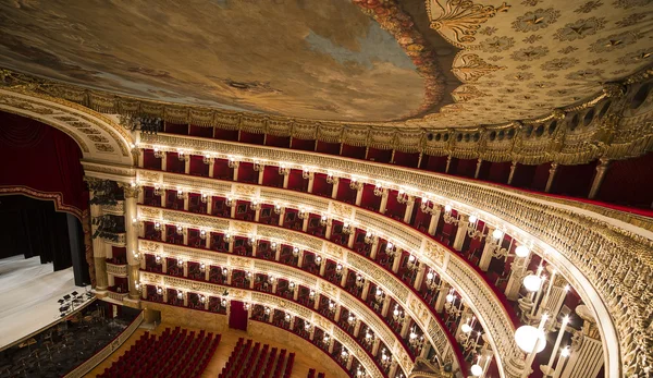 San Carlo Theatre, Nápoles casa de ópera, Itália — Fotografia de Stock