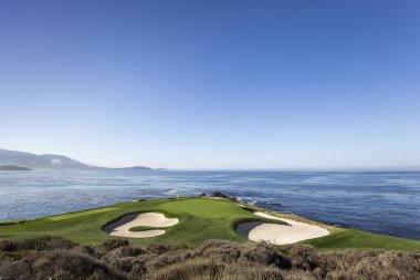 Pebble Beach golf sahası, Monterey, Kaliforniya, ABD
