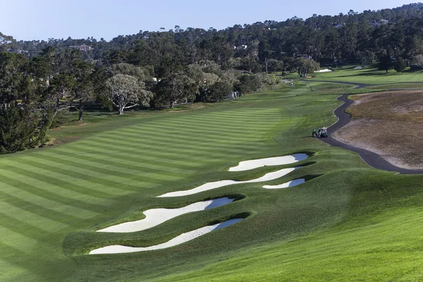 Pebble Beach golf course, Monterey, Kalifornie, Usa — Stock fotografie