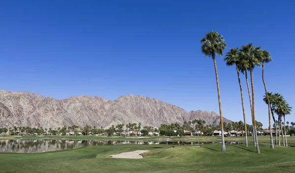 Campo de golfe Pga West, Palm Springs, Califórnia — Fotografia de Stock