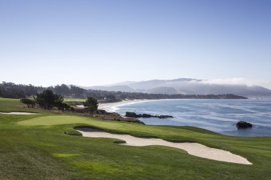 Pebble Beach golf sahası, Monterey, Kaliforniya, ABD