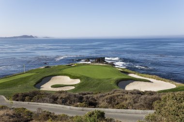 Pebble Beach golf sahası, Monterey, Kaliforniya, ABD