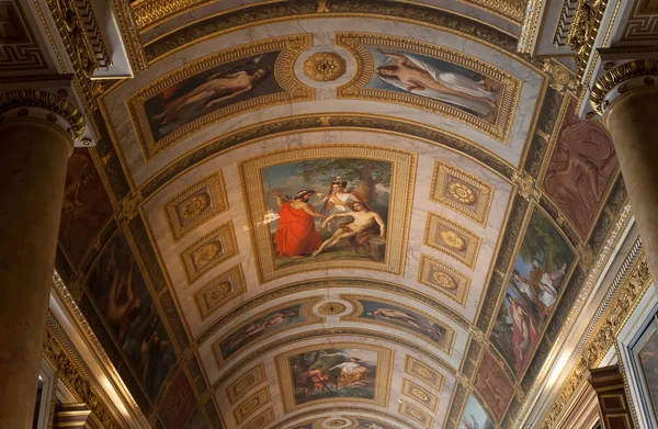 Interiors and details of castle of Fontainebleau, France — Stock Photo, Image