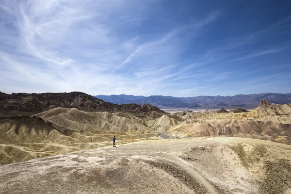 Zabriskie point, vallée de la mort, Californie, États-Unis — Photo