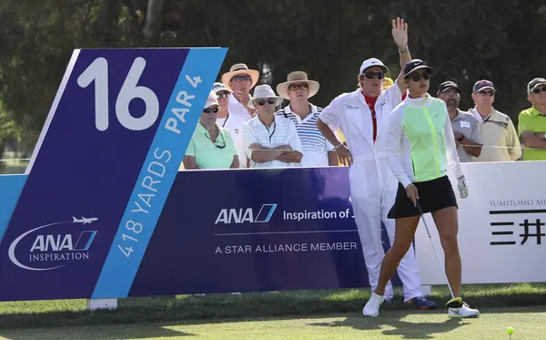 Michelle Wie no torneio de golfe de inspiração ANA 2015 — Fotografia de Stock