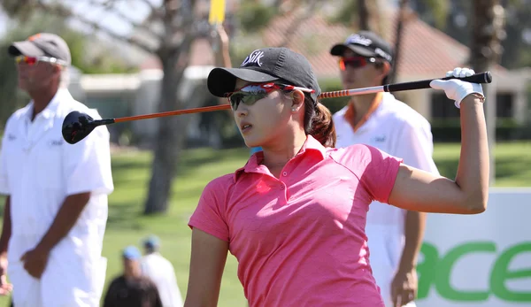 Дженнифер Сонг на турнире по гольфу 2015 — стоковое фото