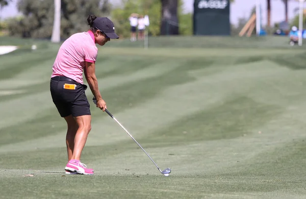 Dewi Claire Schreefel på Ana inspiration golftävling 2015 — Stockfoto