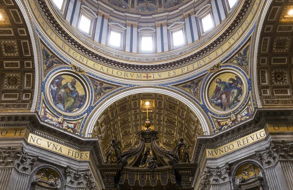 Basiliek van Heilige Peter, Vaticaanstad, het Vaticaan — Stockfoto