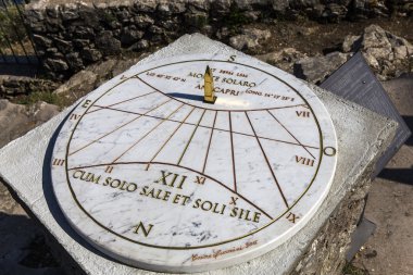 Anacapri'da Monte Solaro Capri Adası Panoraması