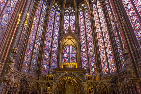 Die Kirche Saint Chapelle, Paris, Frankreich — Stockfoto