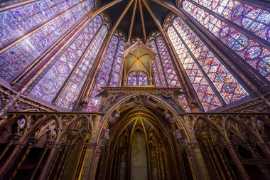 The Sainte Chapelle church, Paris, France clipart