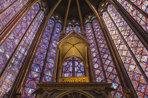 De kerk van Sainte Chapelle, Paris, Frankrijk — Stockfoto
