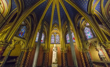 Sainte Chapelle Kilisesi, Paris, Fransa