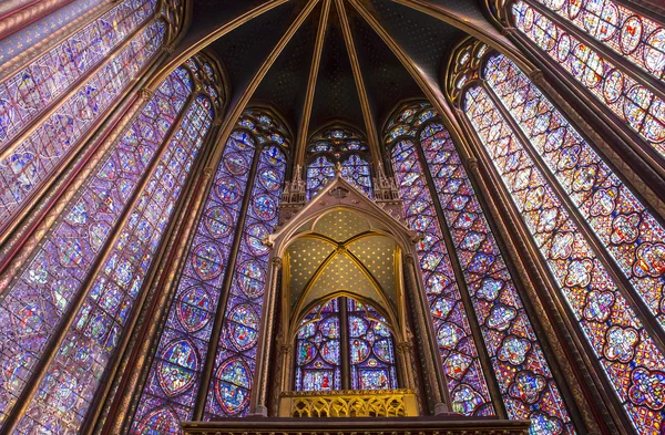 Η εκκλησία Sainte Chapelle, Παρίσι, Γαλλία — Φωτογραφία Αρχείου