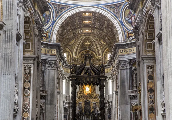 Basilika des heiligen Petrus, vatikanische Stadt, vatikanische — Stockfoto