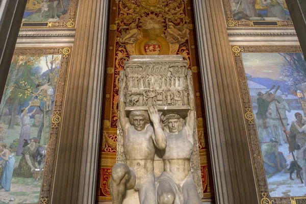 Intérieurs de la nécropole du Panthéon, Paris, France — Photo