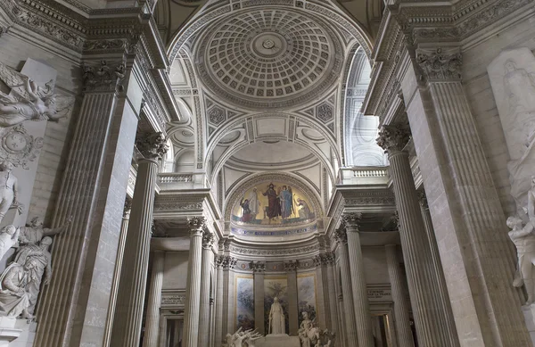 Interiörer av Pantheon begravningsplatsen, Paris, Frankrike — Stockfoto
