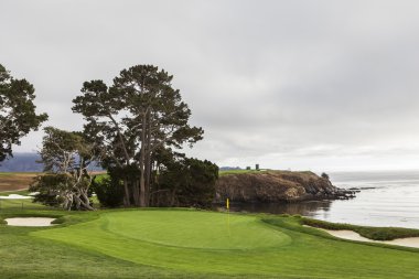 Pebble Beach golf sahası, Monterey, Kaliforniya, ABD