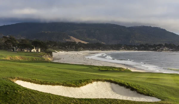 Pebble Beach golfpálya, Monterey, California, Amerikai Egyesült Államok — Stock Fotó