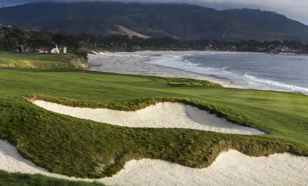 Campo de golfe Pebble Beach, Monterey, Califórnia, EUA — Fotografia de Stock