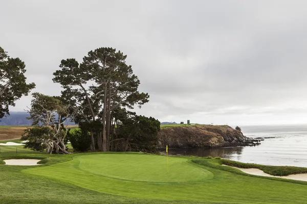Campo de golfe Pebble Beach, Monterey, Califórnia, EUA — Fotografia de Stock