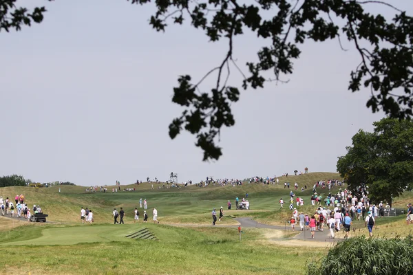 Golfbana hål 14 på golf franska Open 2015 — Stockfoto