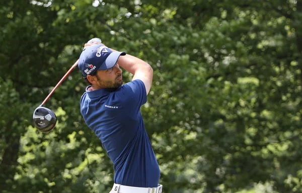 Thomas Linard (Fra) på golf Franska öppna 2015 — Stockfoto