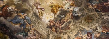 Tavan fresk Palazzo Barberini, Rome, İtalya