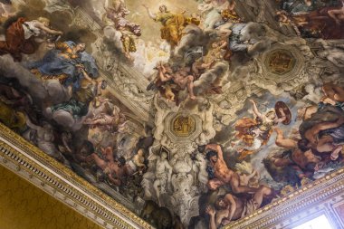 Tavan fresk Palazzo Barberini, Rome, İtalya