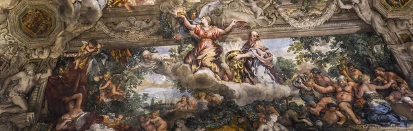 Ceiling fresco in Palazzo Barberini, Rome, Italy — Stock Photo, Image