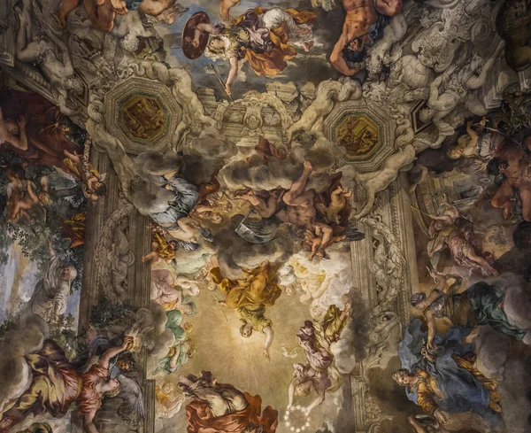 Ceiling fresco i Palazzo Barberini, Roma, Italia – stockfoto