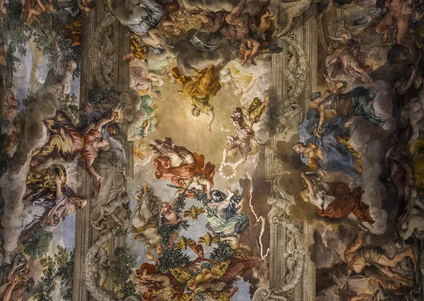 Ceiling fresco in Palazzo Barberini, Rome, Italy — Stock Photo, Image