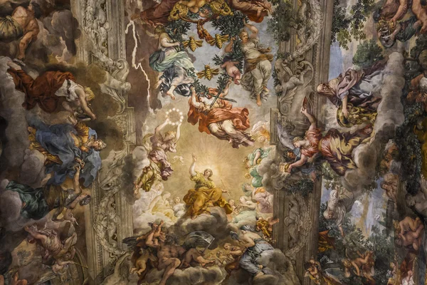 Tavan fresk Palazzo Barberini, Rome, İtalya