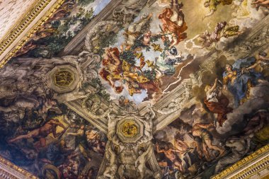 Tavan fresk Palazzo Barberini, Rome, İtalya