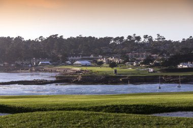 Pebble Beach golf sahası, Monterey, Kaliforniya, ABD